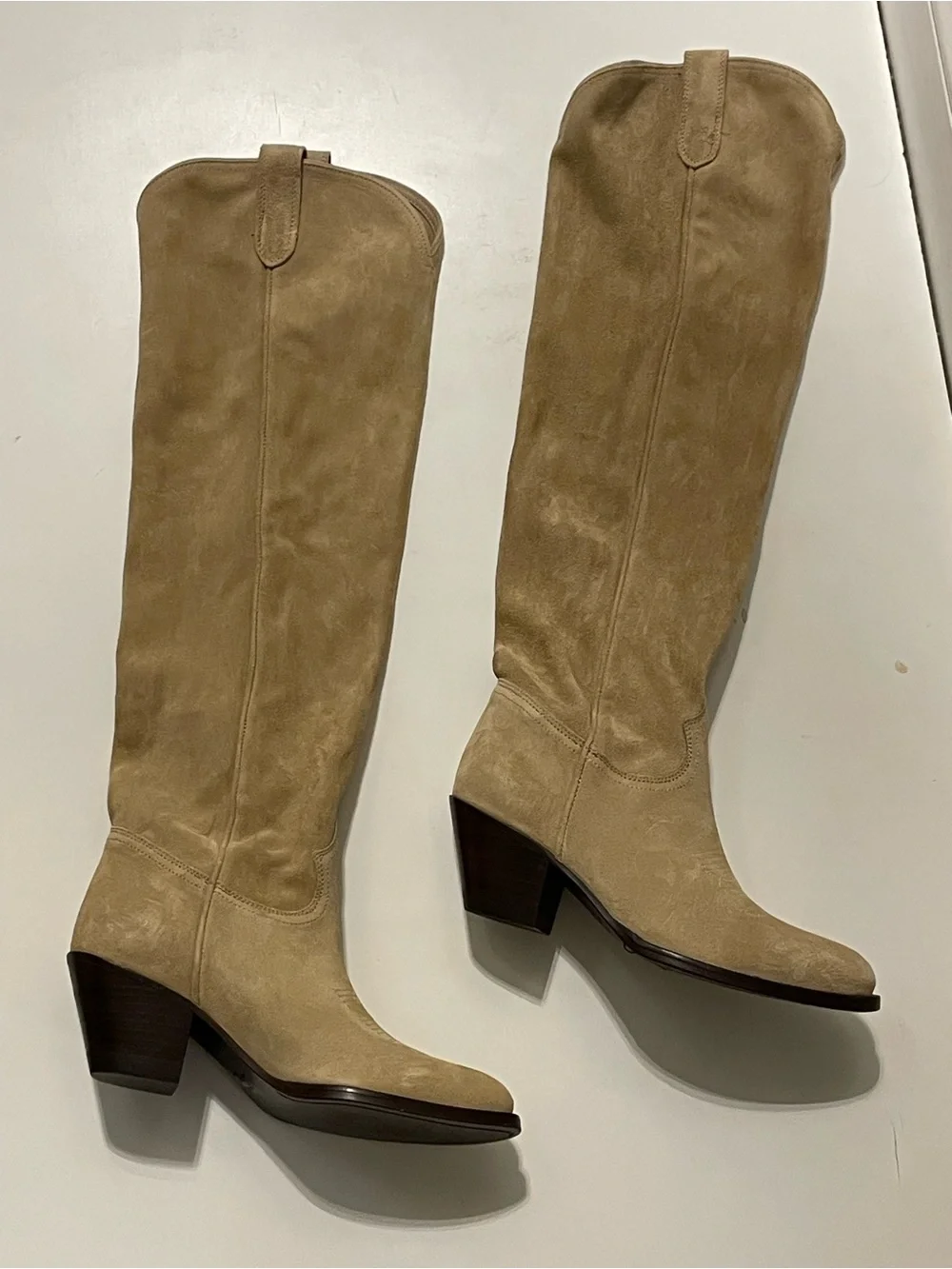 POLO By RALPH LAUREN Suede Tall Western Boot